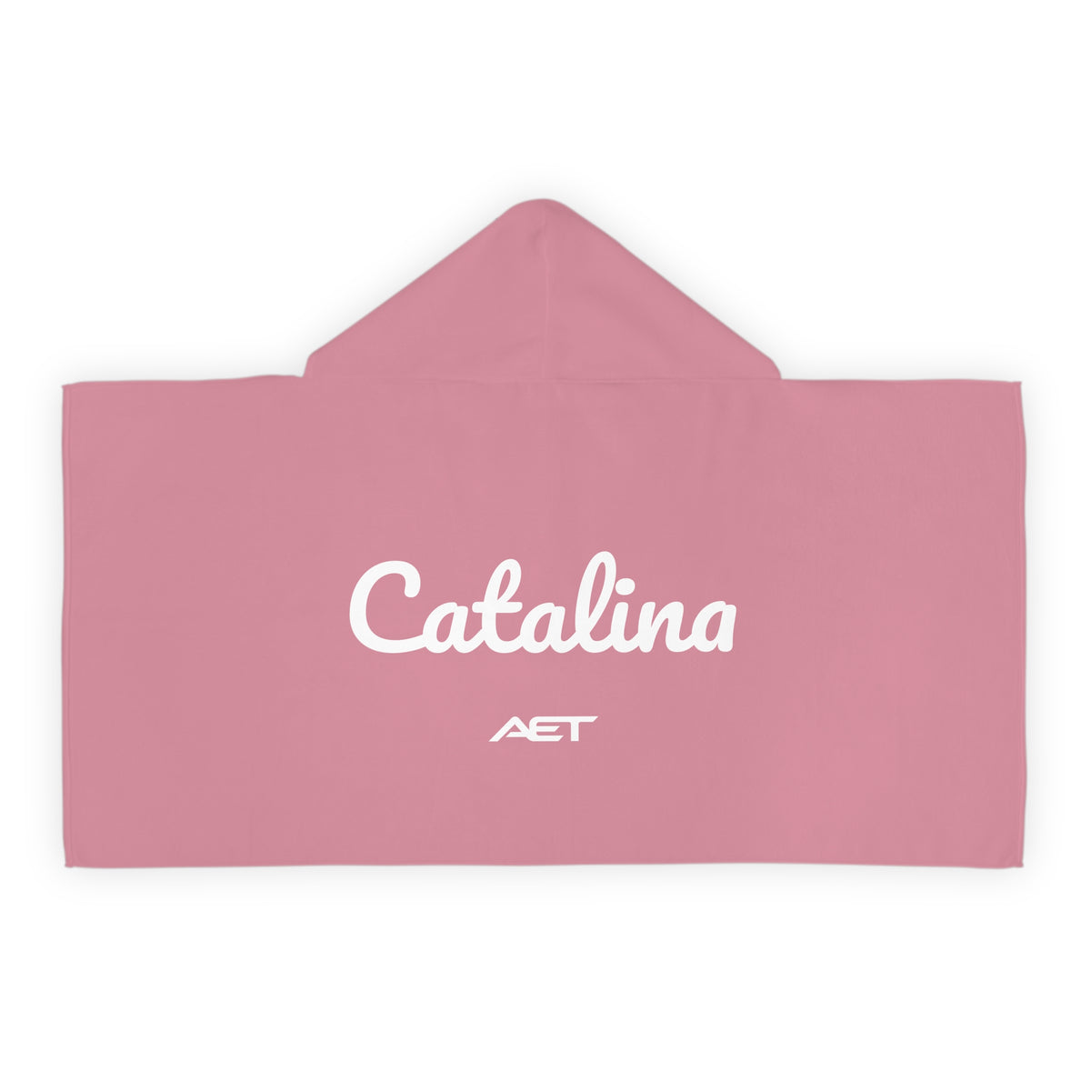 AET Catalina Hooded Towel | Soft Pink